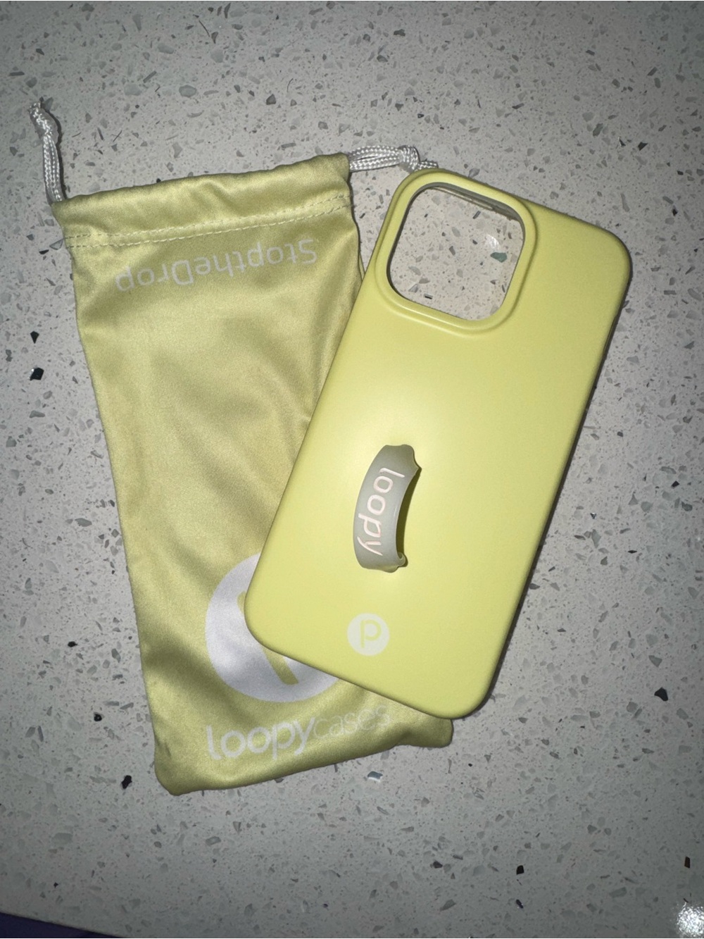 Loopy Case Lemon Yellow iPhone 15 pro max
